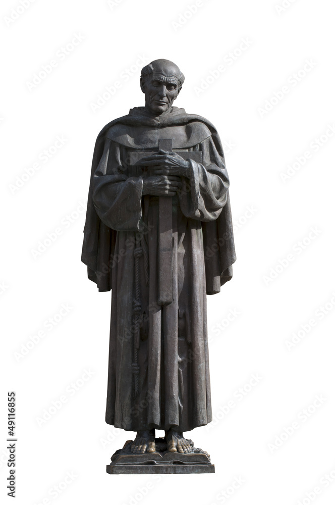 Fototapeta premium San Pedro statue isolated