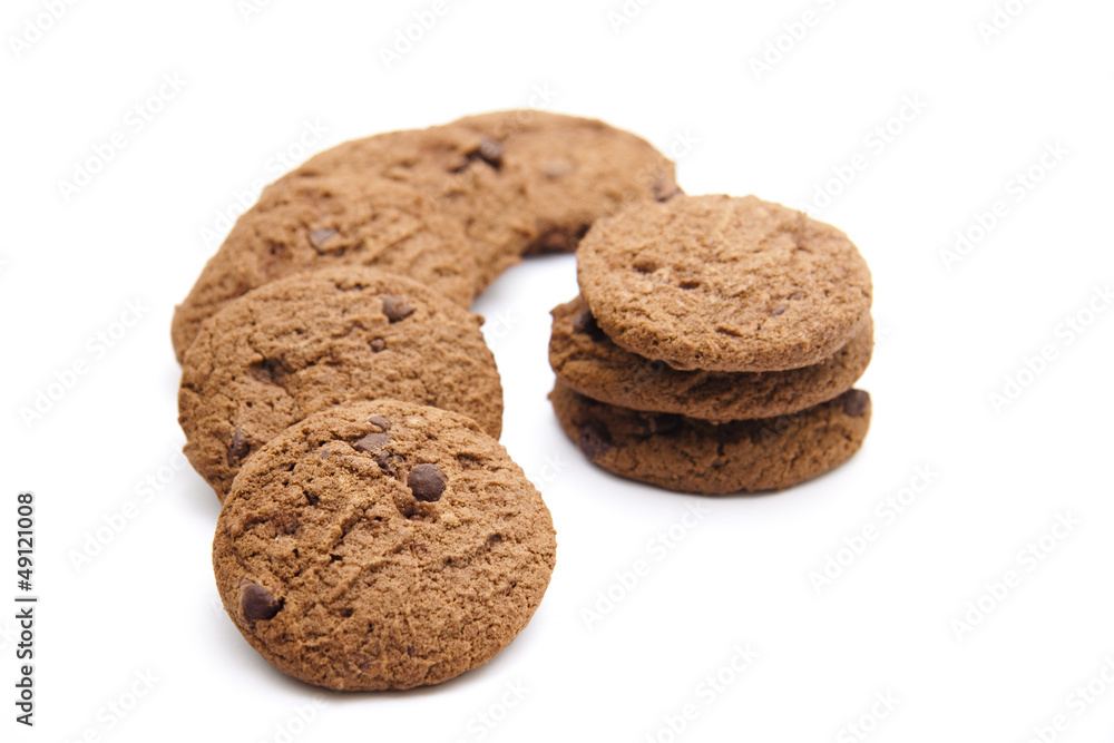 Kekse mit Schokolade Kekse mit Schokolade