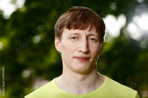 Young man outdoors