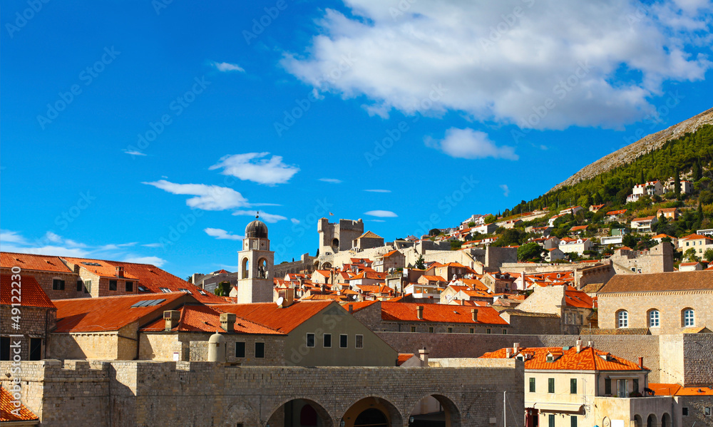Obraz premium Beautiful panorama of Dubrovnik, Croatia