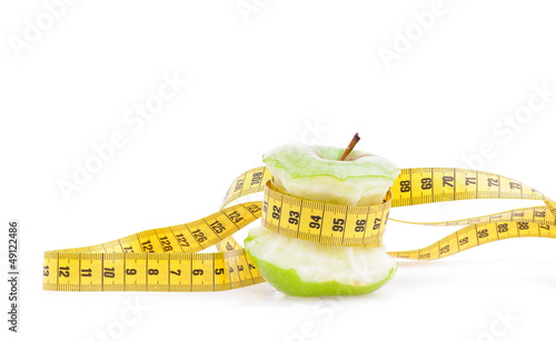 Obraz na płótnie Apple diet w salonie