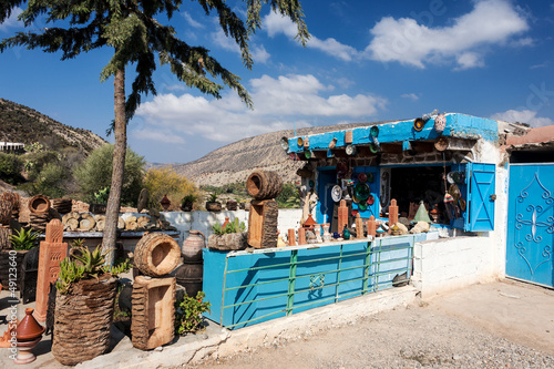 the souvenir shop in the Atlas Mountains
