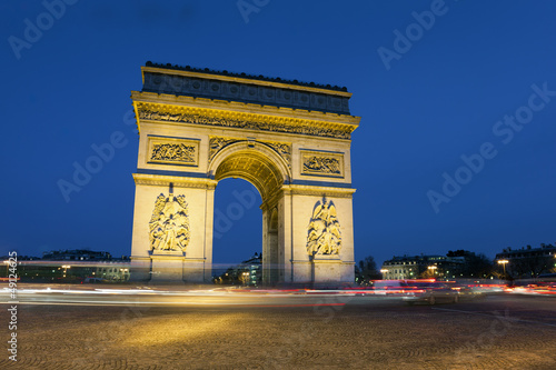 Arc de triomphe, Charles de Gaulle square, Paris, Ile de France, © Francisco Javier Gil