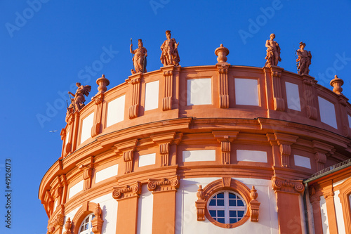 The palace of Wiesbaden Biebrich, Germany photo