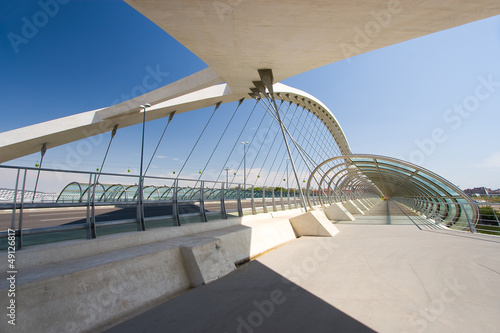 Third millenium bridge, Zaragoza, Aragon, Spain