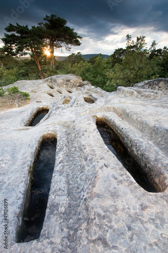 Necropolis of Cuyacabras, Quintanar de la Sierra, Sierra de la D photo
