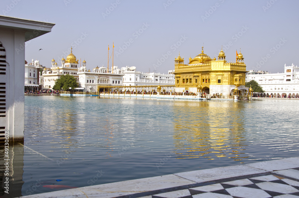 sikh Golden temple in Amritsar, India