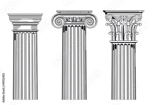 Säulen Kapitell photo