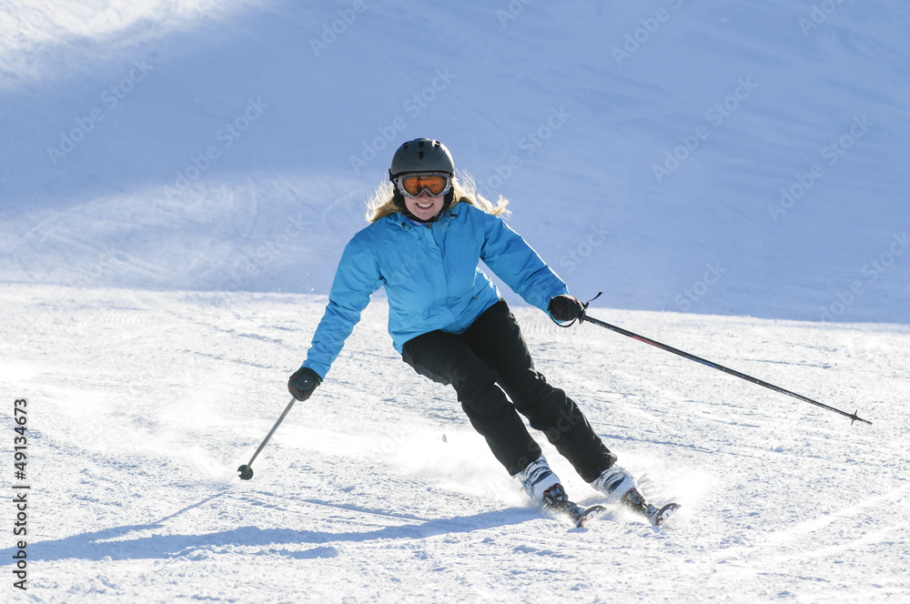 Freude beim Skifahren