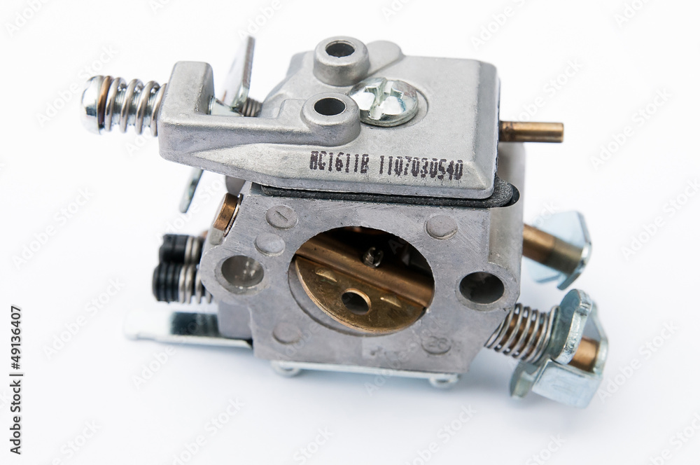 carburettor on a white background
