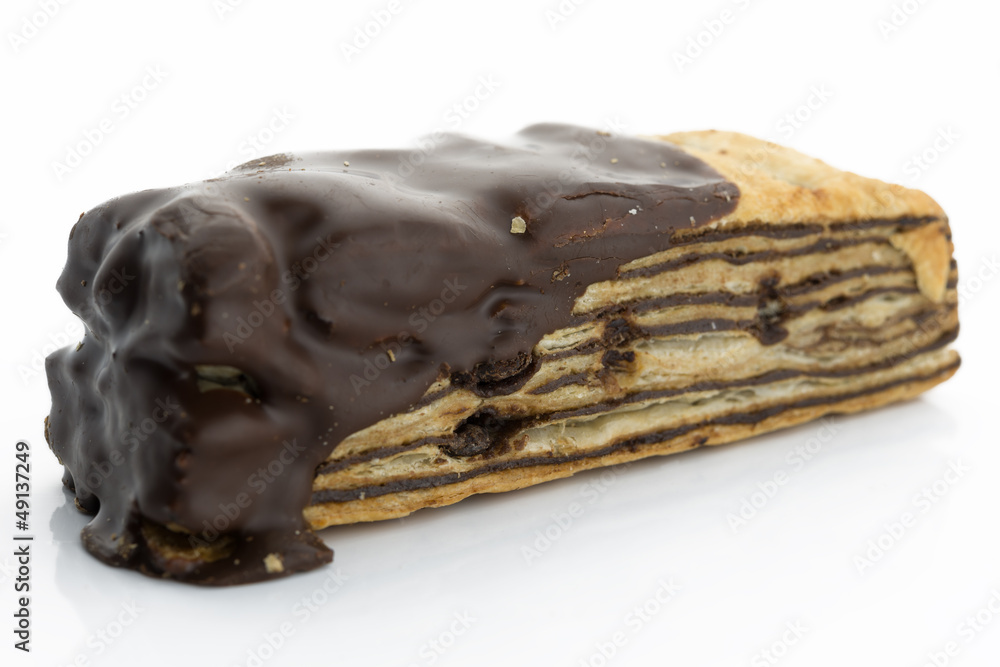 chocolate bread isolated on white background chocolate bread isolated on white background
