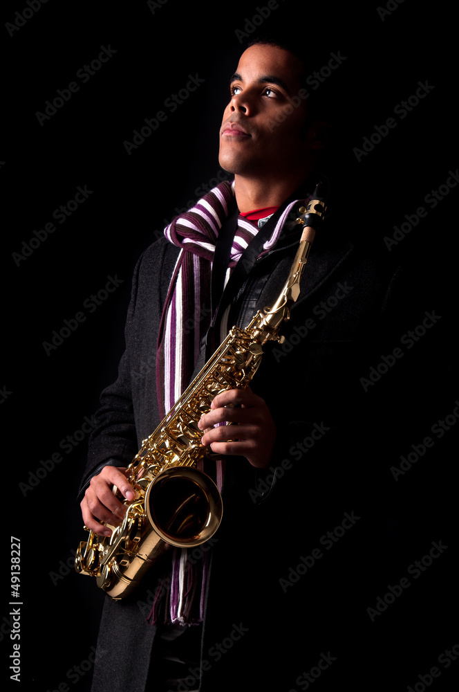 Naklejka premium Musician