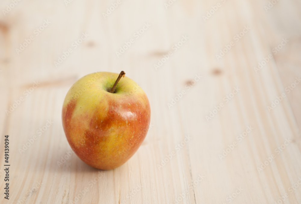Apples on a wooden table Apples on a wooden table