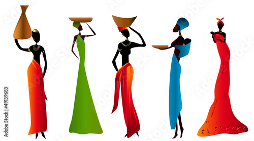 femmes africaines stylisées 03