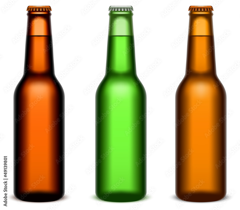 Beer bottles. Beer bottles.