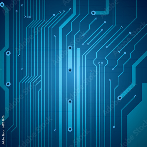 Abstract vector futuristic circuit background