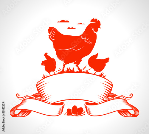 Chicken design template