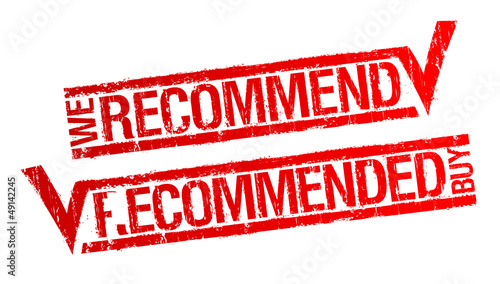 We recommend rubber stamp.