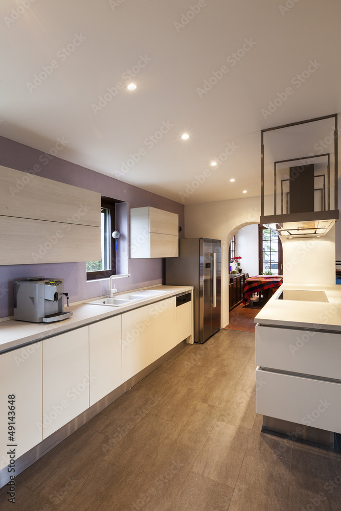 modern loft, view of the kitchen modern loft, view of the kitchen