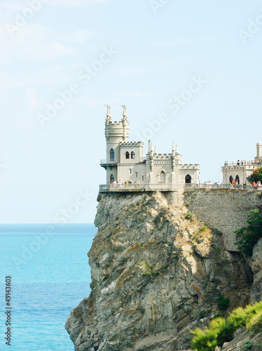 Swallow's Nest Castle tower, Crimea, Ukraine