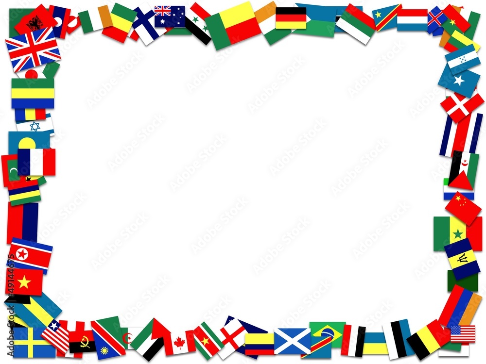 Obraz premium Flag frame