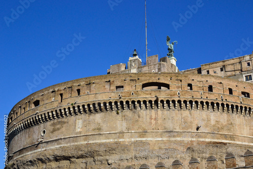 Castel Sant'Angelo vista da Piazza Pia
