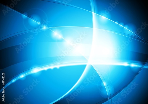Abstract vector shiny design