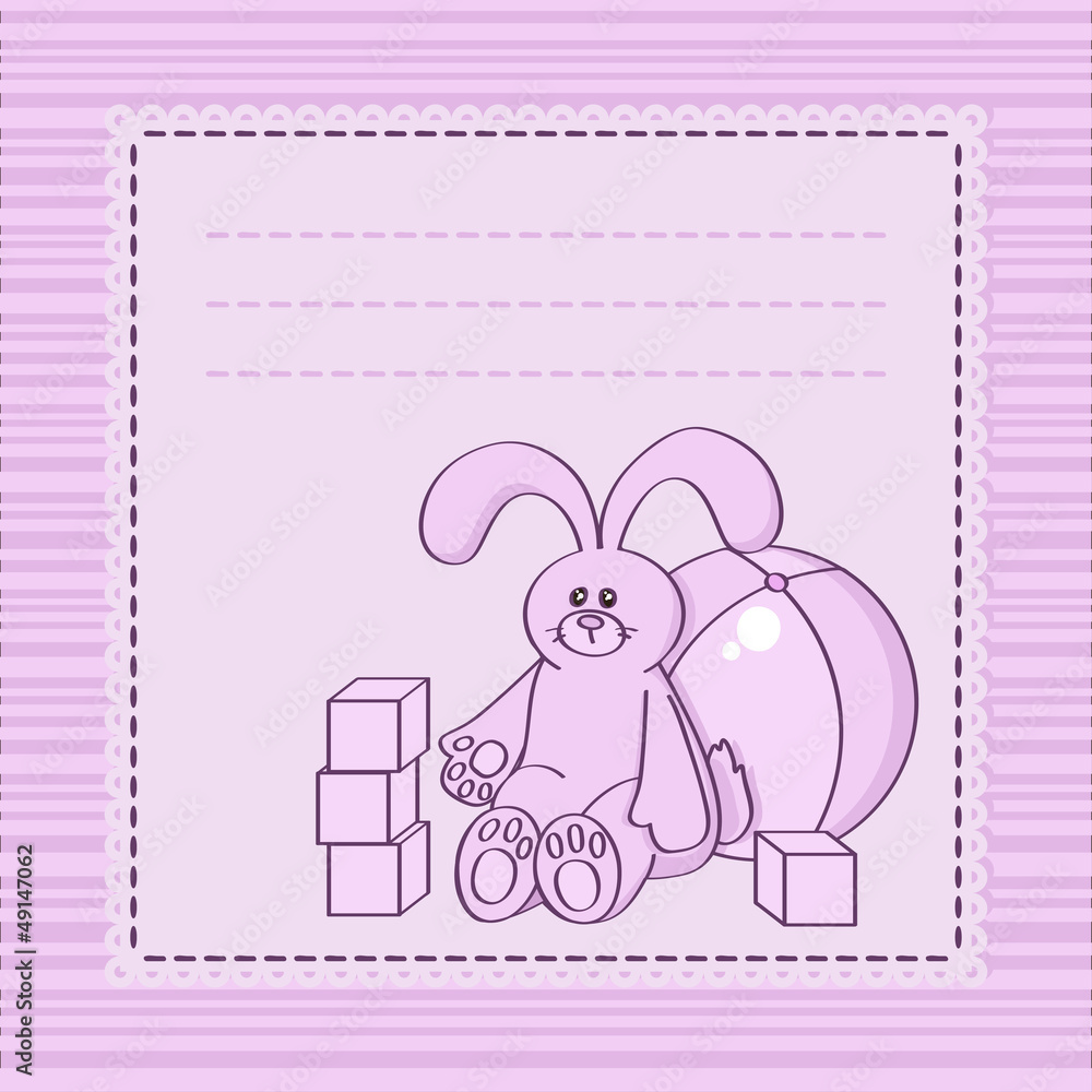 card with toys card with toys