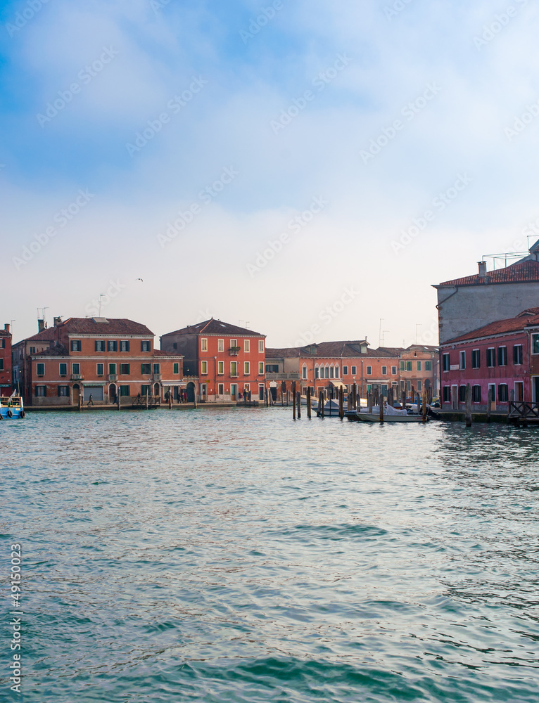 view of Venice from the canal