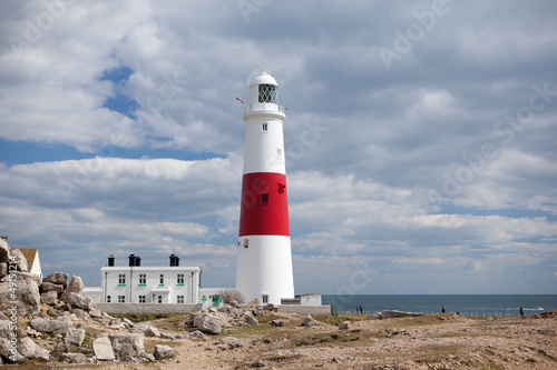 Portland Bill lighthouse  Dorset  UK  Jurassic coast