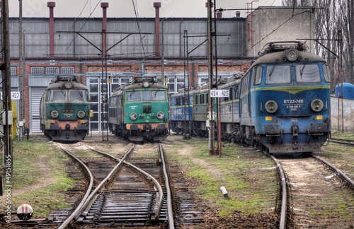 Old polish trains