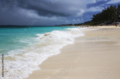 Beautiful Sandy Beach in the Caribbean