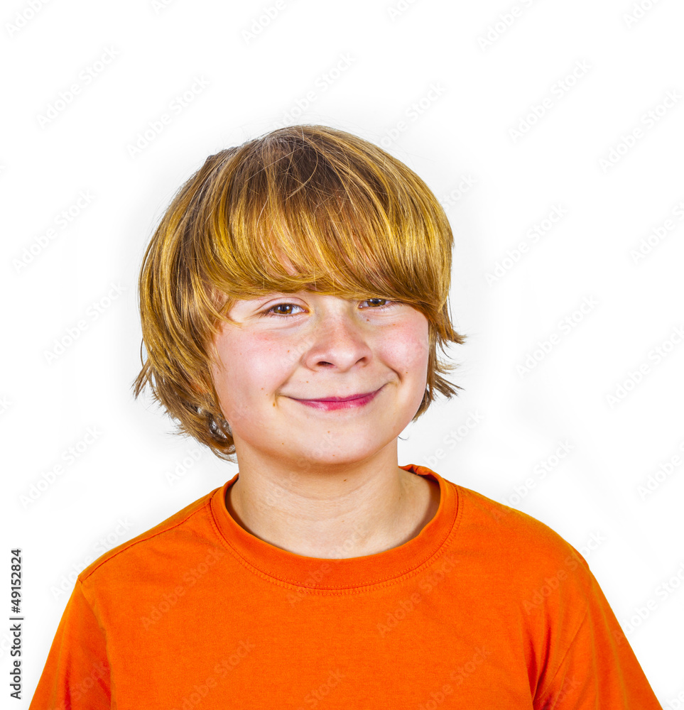 handsome smiling boy in orange shirt handsome smiling boy in orange shirt