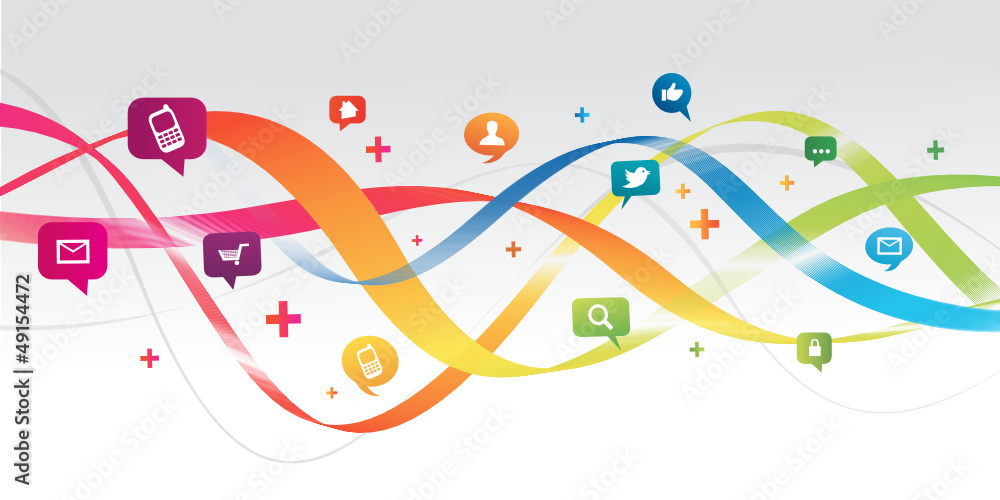 Obraz premium graphisme abstrait