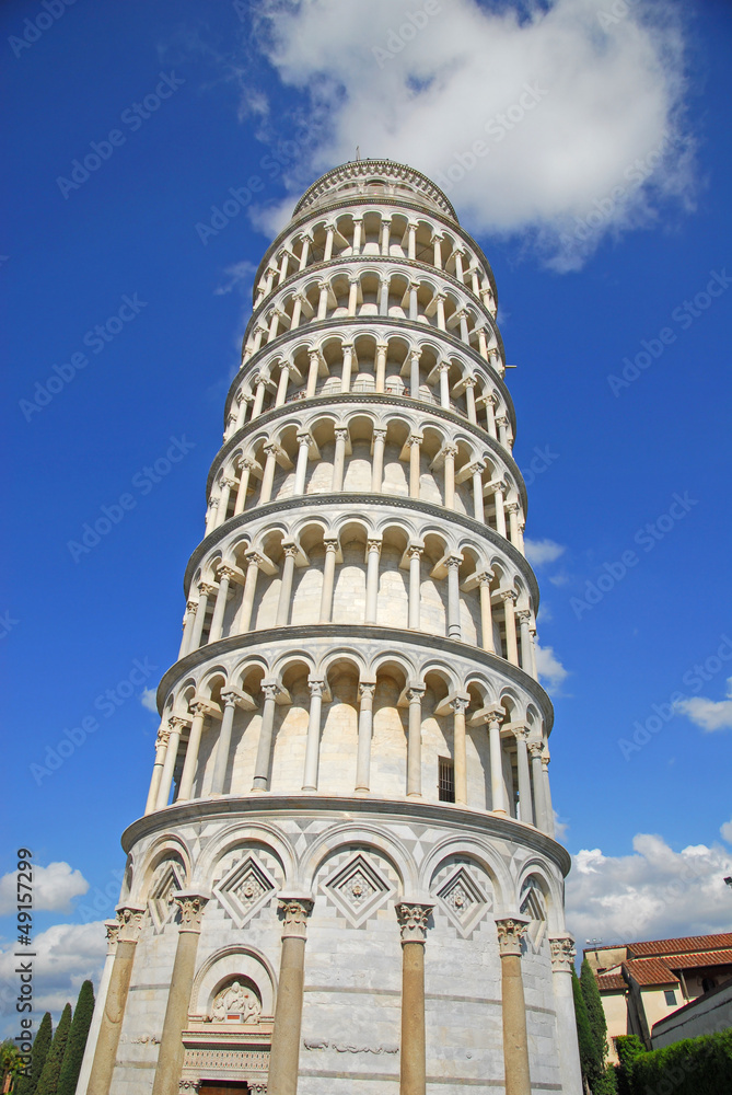 Italy, Pisa: the leaning tower.