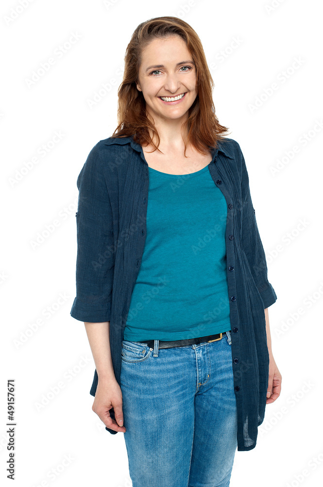 Portrait of a happy middle aged woman Portrait of a happy middle aged woman