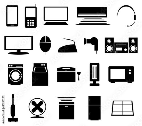 電化製品　アイコン