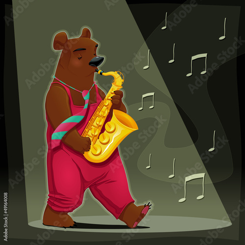 Musician Bear.