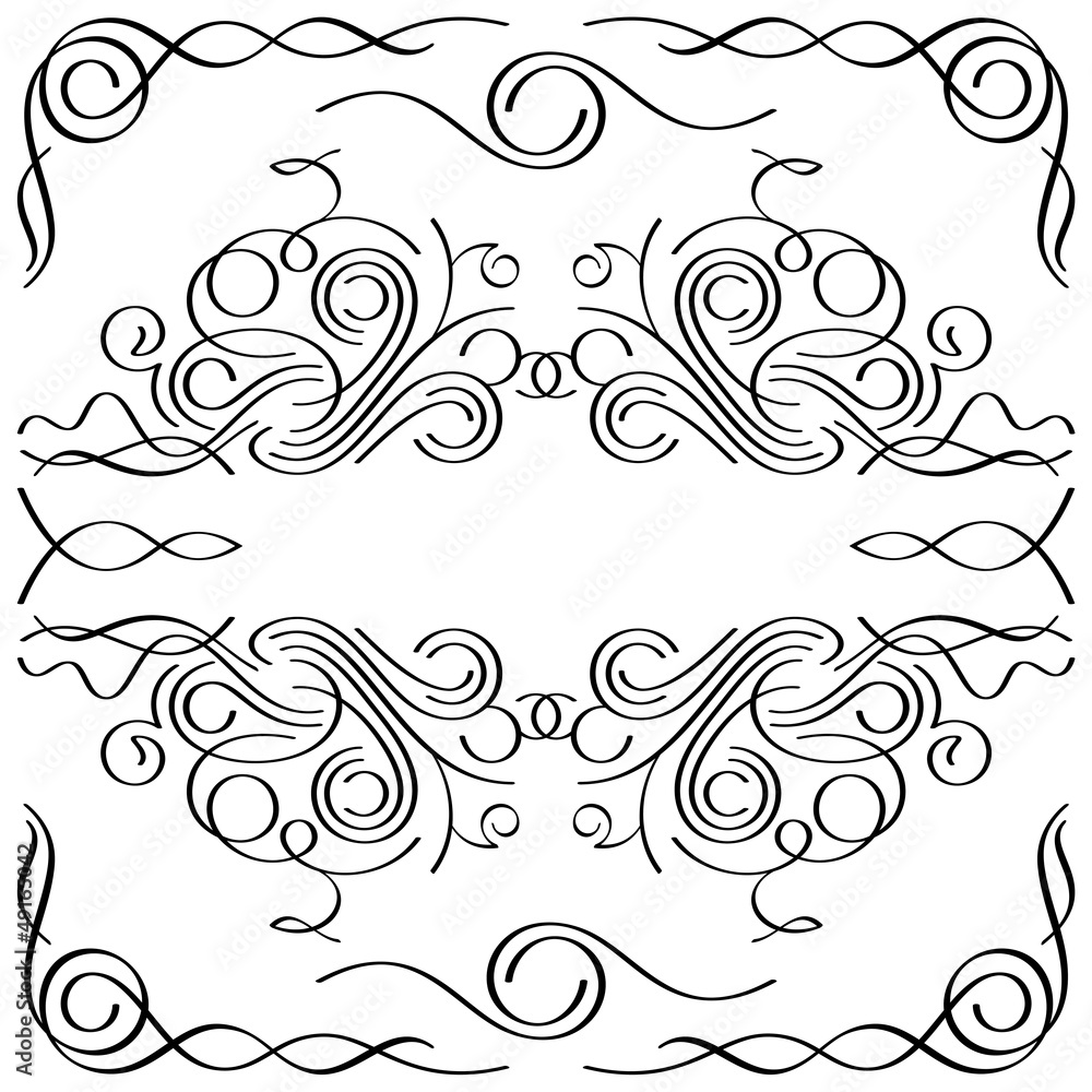 calligraphic frame calligraphic frame
