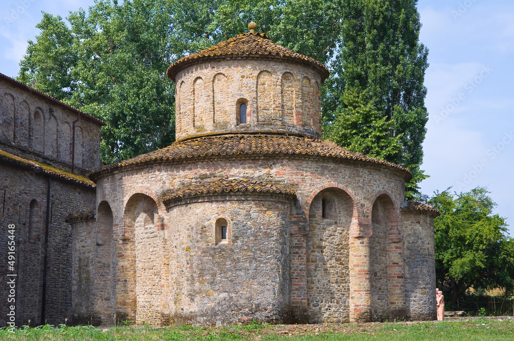 Church of St. Giovanni. Vigolo Marchese. Emilia-Romagna. Italy.