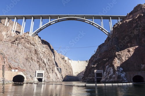 Below Hoover Dam on the Col...