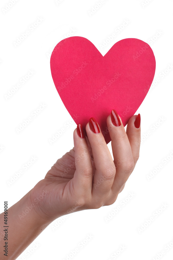 Heart in the hand Heart in the hand