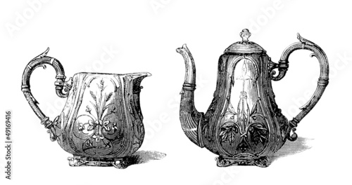 Silversmith's Masterpieces - Pots - 19th century photo