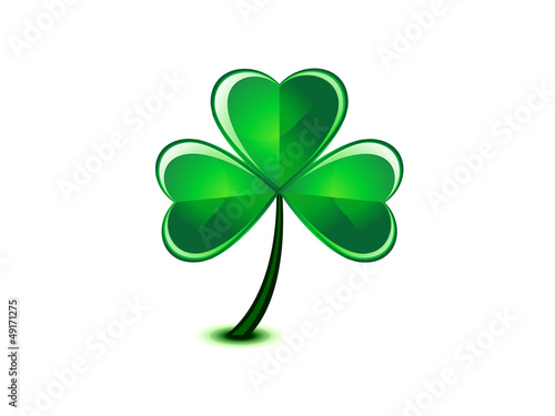 abstract st patrick clover © pathakdesigner