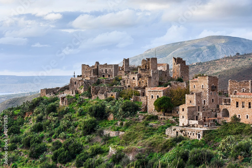 Historic village Vathia, Mani, Peloponnese, Greece