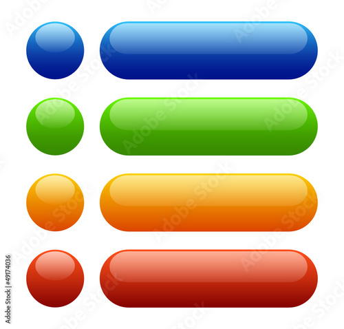 Buttons Bunt Rund