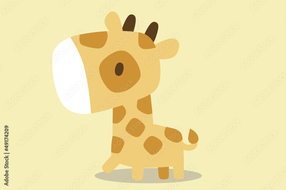 キリンのイラスト ベージュトーン Stock Illustration Adobe Stock キリンのイラスト ベージュトーン Stock Illustration Adobe Stock