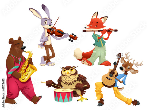 Musician animals.