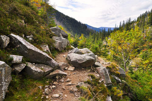 Mountain path photo