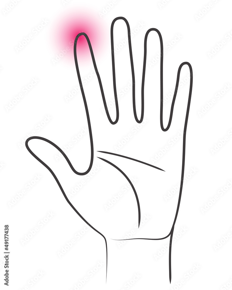 Fototapeta premium Touching hand